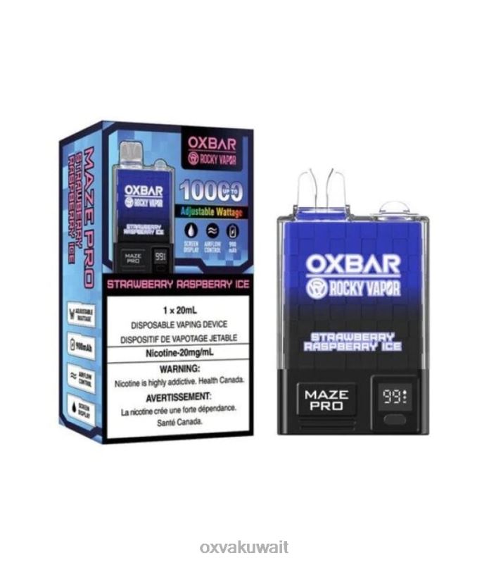 OXVA OXBAR MAZE PRO 10000 Oxva Kit الفراولة والتوت الجليد R44NF30