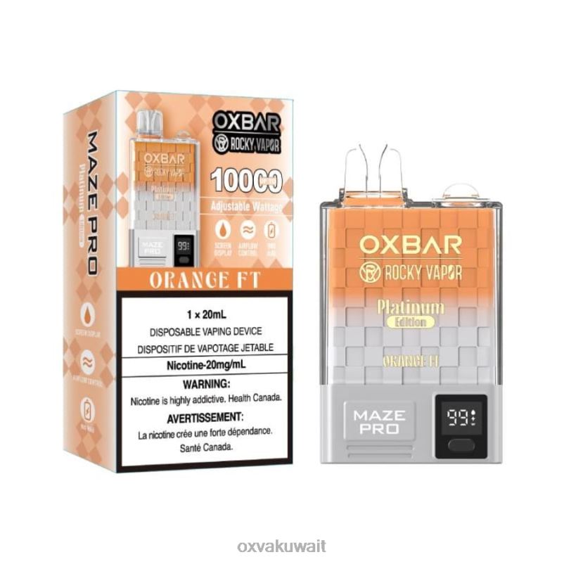 OXVA OXBAR MAZE PRO 10000 Oxva Vape Sale قدم برتقالي R44NF15