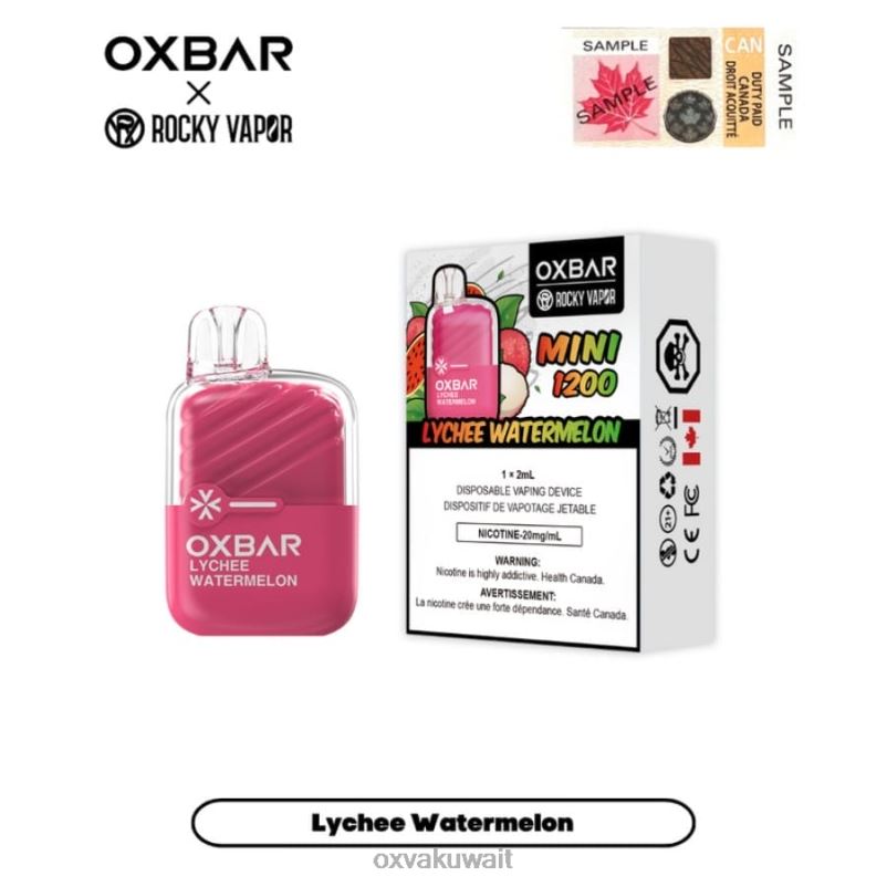 OXVA OXBAR MINI 1200 Oxva Kuwait بطيخ ليتشي R44NF21