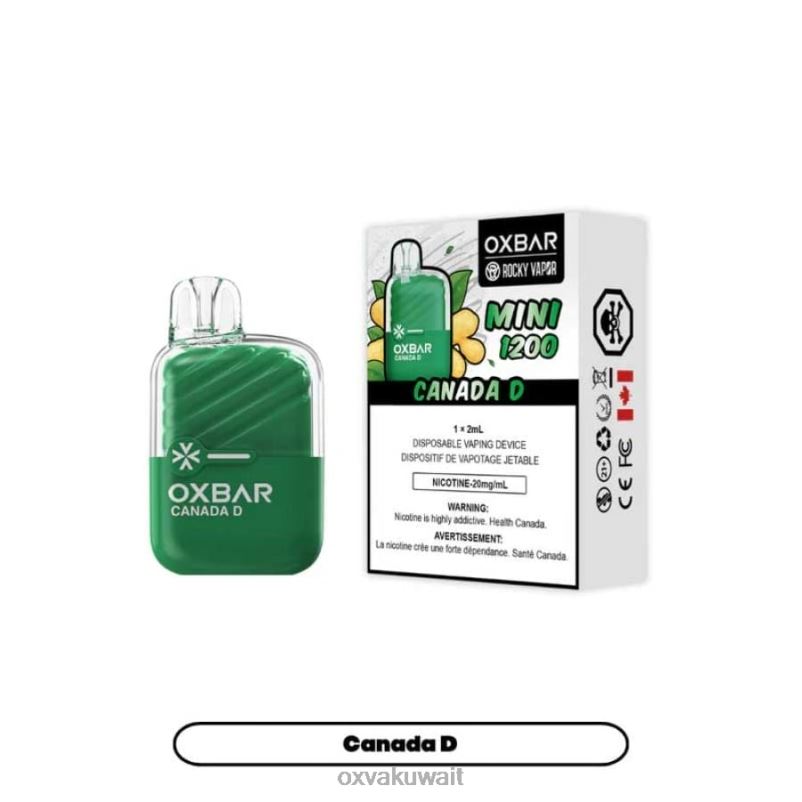 OXVA OXBAR MINI 1200 Oxva Vape Flavors كندا د R44NF9