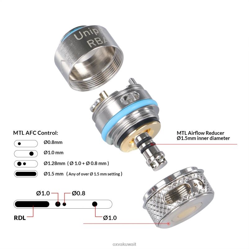 OXVA UNIPRO Oxva Vape Sale أزرق R44NF115 rba