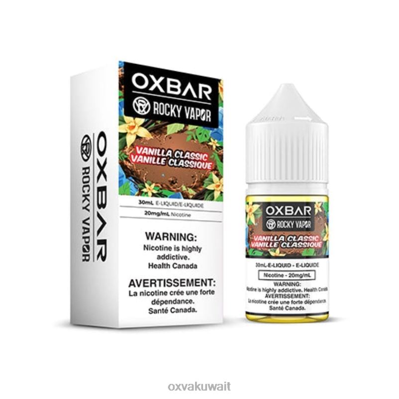 OXVA OXBAR Oxva Kit الفانيليا الكلاسيكية R44NF50 30 مل ملح نيكوتين