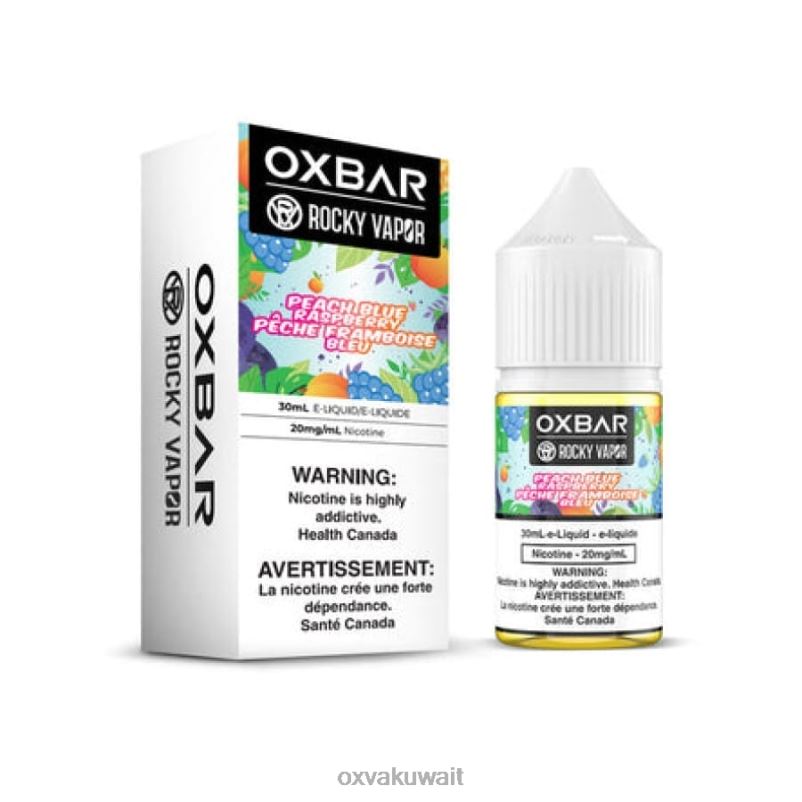 OXVA OXBAR Oxva الكويت الخوخ والتوت الأزرق R44NF62 30 مل ملح نيكوتين