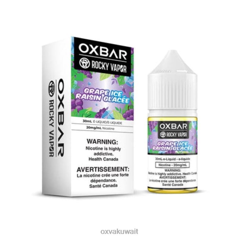 OXVA OXBAR Oxva Review جليد العنب R44NF56 30 مل ملح نيكوتين