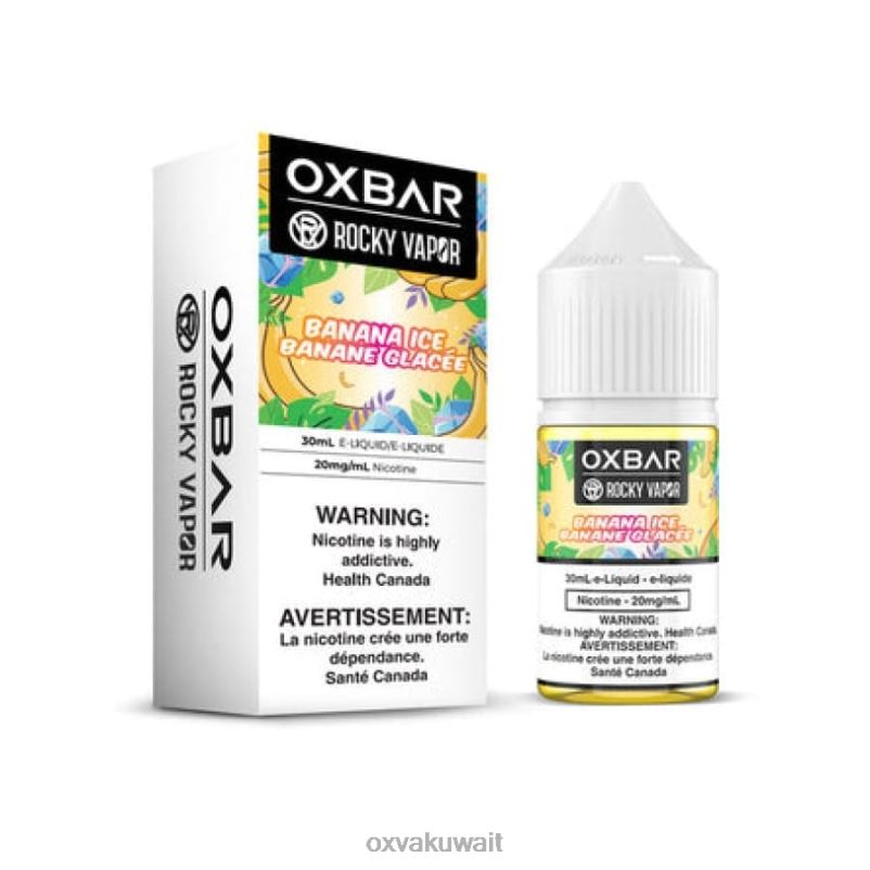 OXVA OXBAR Oxva Vape Sale جليد الموز R44NF55 30 مل ملح نيكوتين